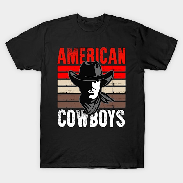 american cowboys T-Shirt by  Memosh Everything 